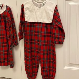 Cecil and Lou Boys 3T Holiday Tartan Outfit